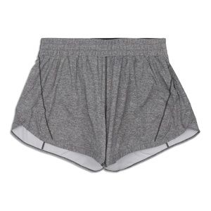 COPY - Lululemon Track That Mid-Rise Lined 5” Shorts - Heather lux Multi Black …